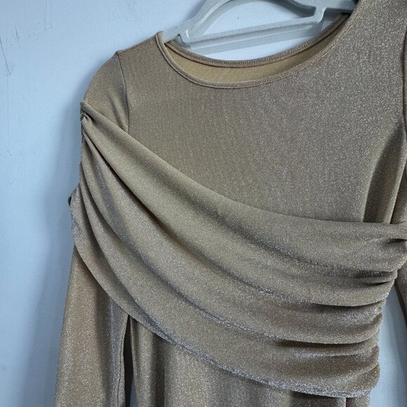 Commense Elegant Pleated Purl Dress NWT, Size M - Picture 9 of 14